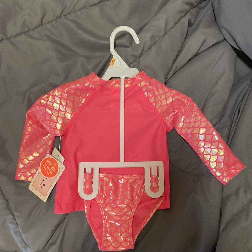 Pink 12months Bathing Suit